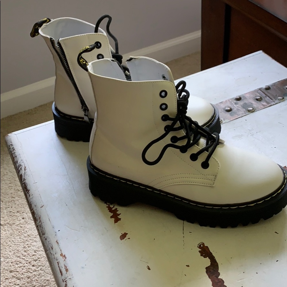 white platform doc marten look-a likes